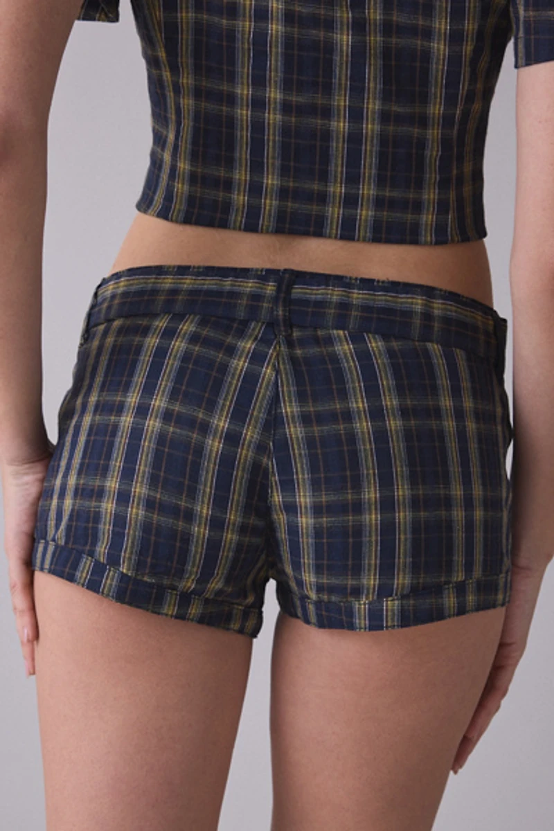 Lioness Afterglow Belted Low-Rise Micro Short