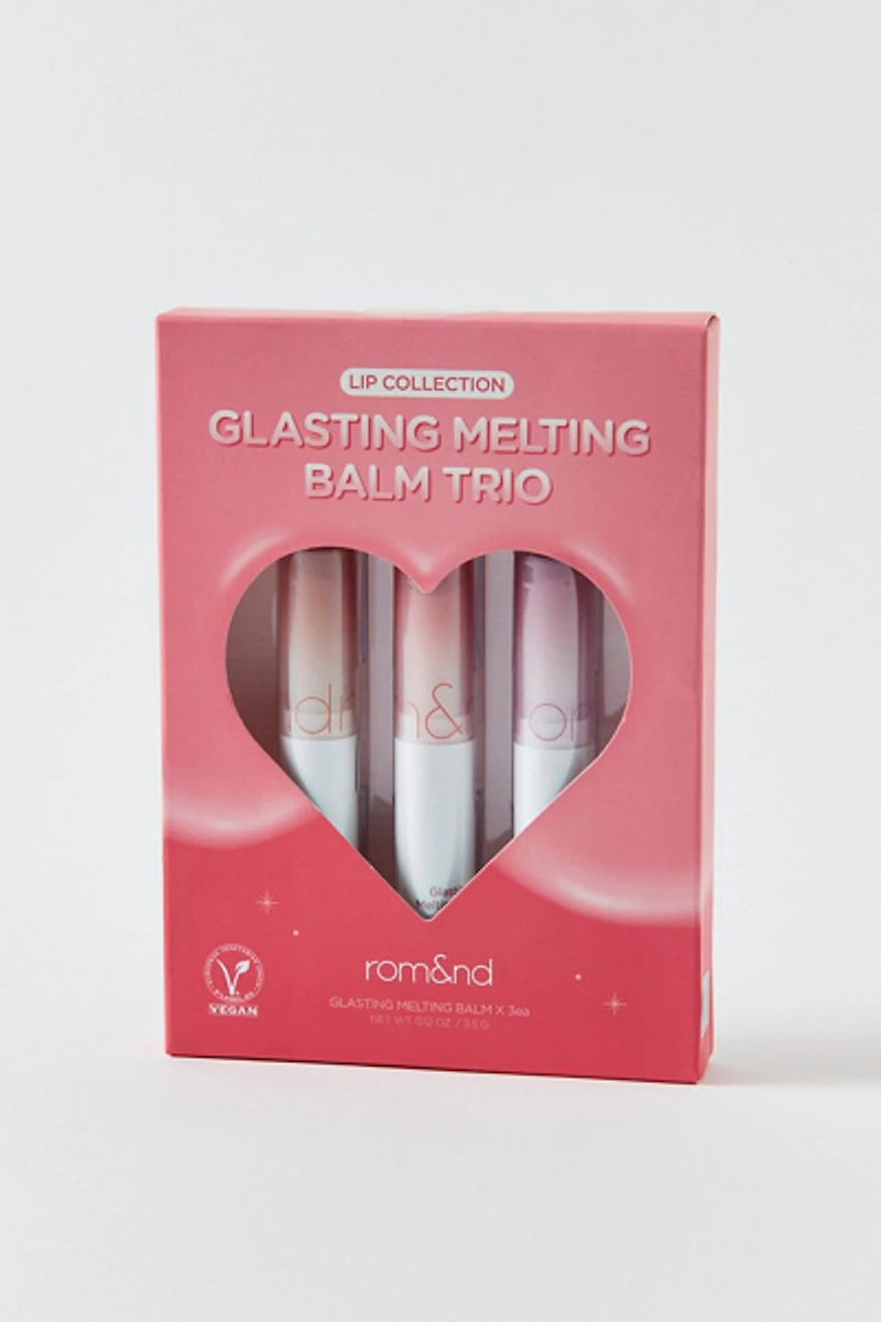 rom&nd Beauty Glasting Melting Balm Lip Trio Set