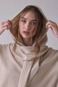 Lioness Olsen Scarf Detail Long Sleeve Knit Top