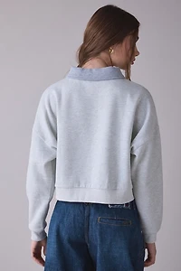 Lioness Housewife Cropped Polo Sweatshirt