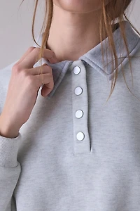 Lioness Housewife Cropped Polo Sweatshirt