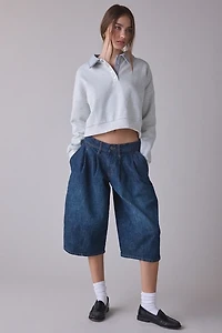 Lioness Housewife Cropped Polo Sweatshirt