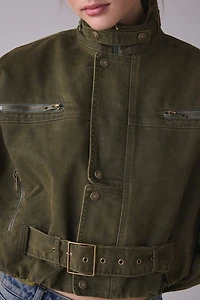 Lioness Rinita Belted Crop Utility Jacket