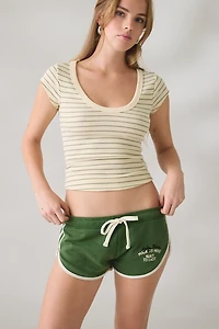 BDG Runner Low-Rise Micro Sweat Shorts