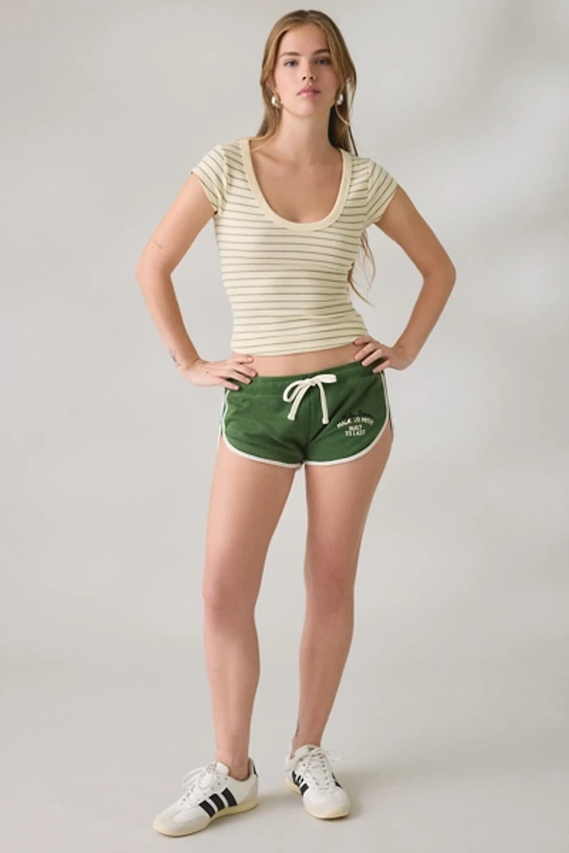 BDG Runner Low-Rise Micro Sweat Shorts