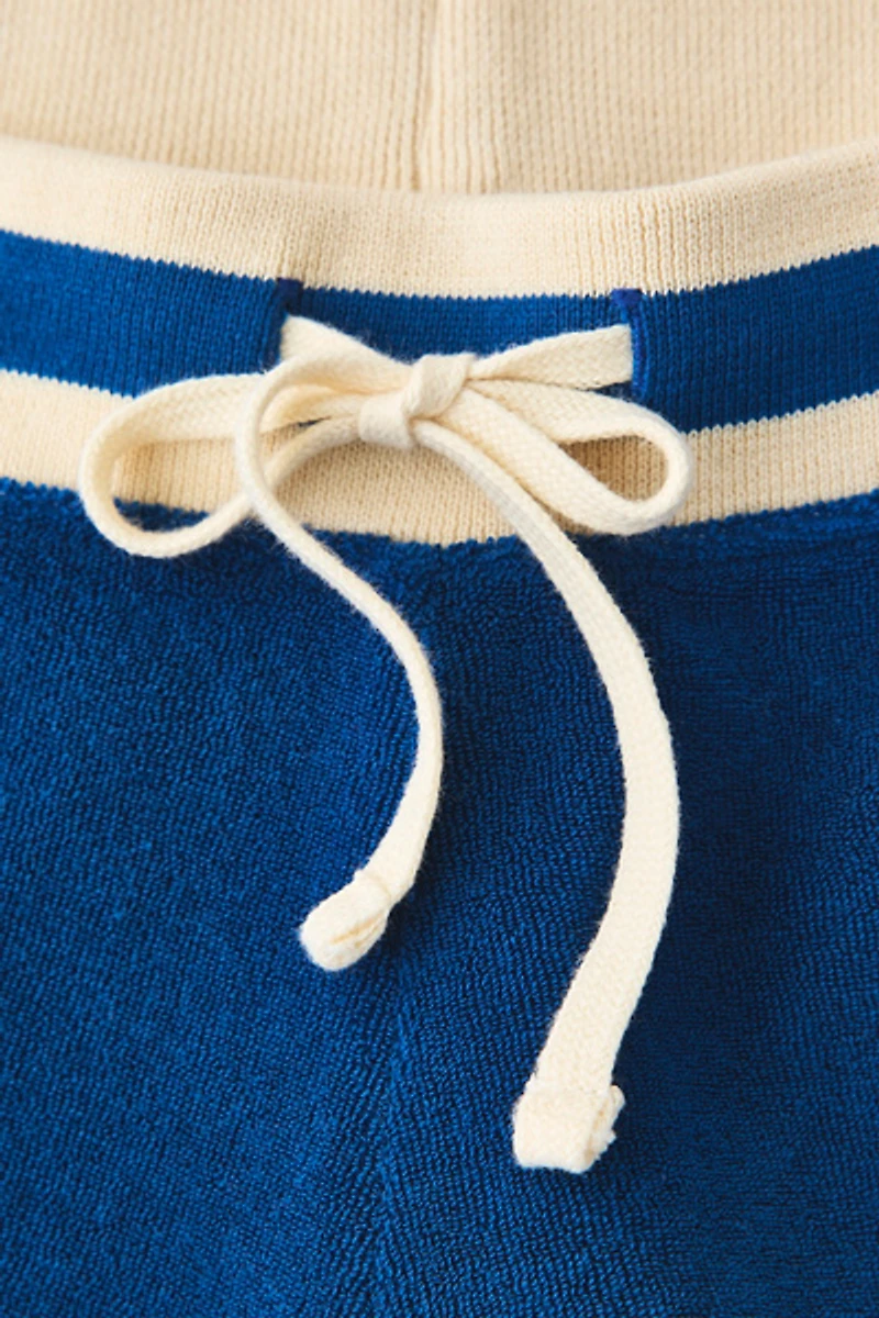 iets frans… Toweling Low-Rise Mini Shorts