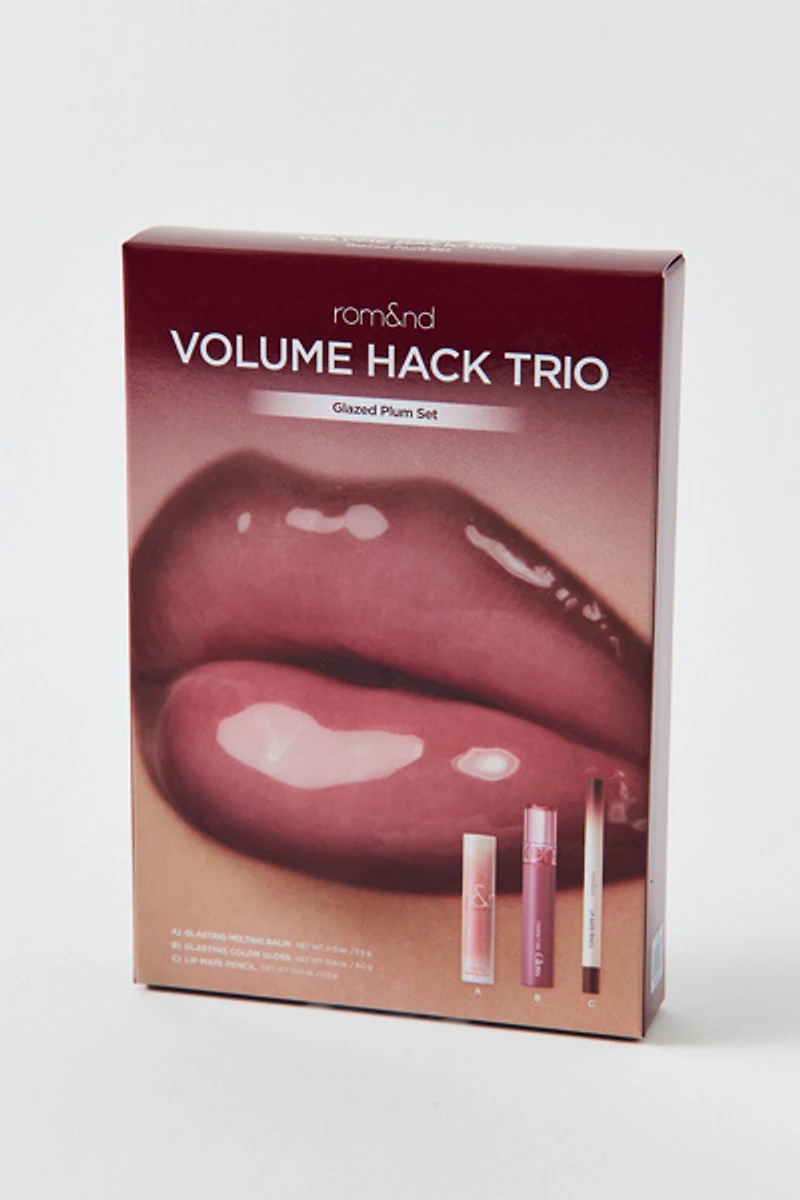 rom&nd Beauty Volume Hack Trio Lip Set