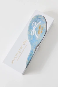 Solar Eclipse Hand-Painted Amazing Hair Day Paddle Brush