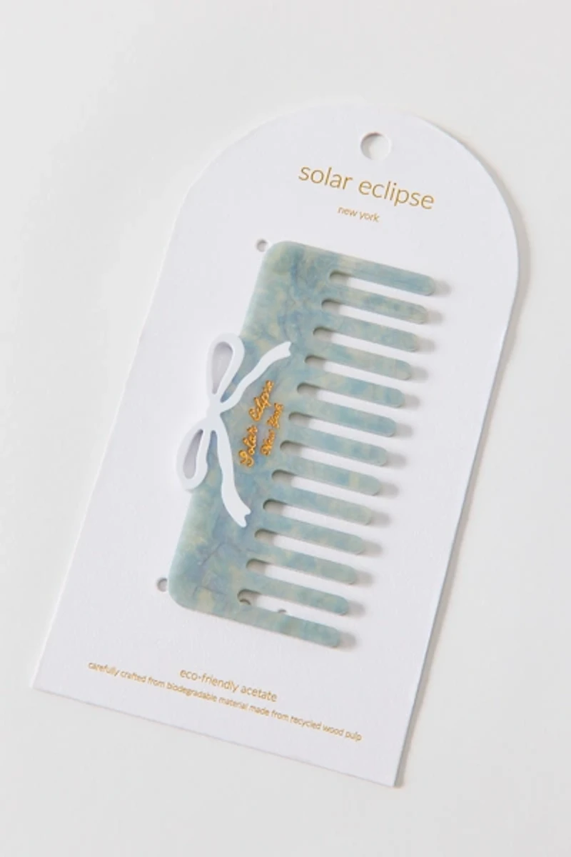 Solar Eclipse Hand-Painted Pocket Hair Comb
