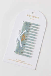 Solar Eclipse Hand-Painted Pocket Hair Comb