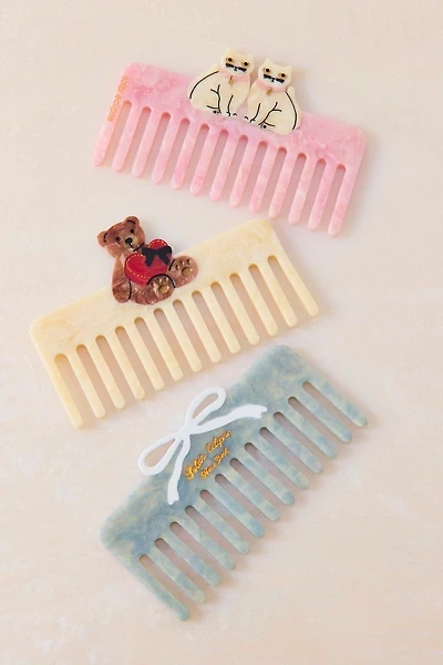 Solar Eclipse Hand-Painted Pocket Hair Comb