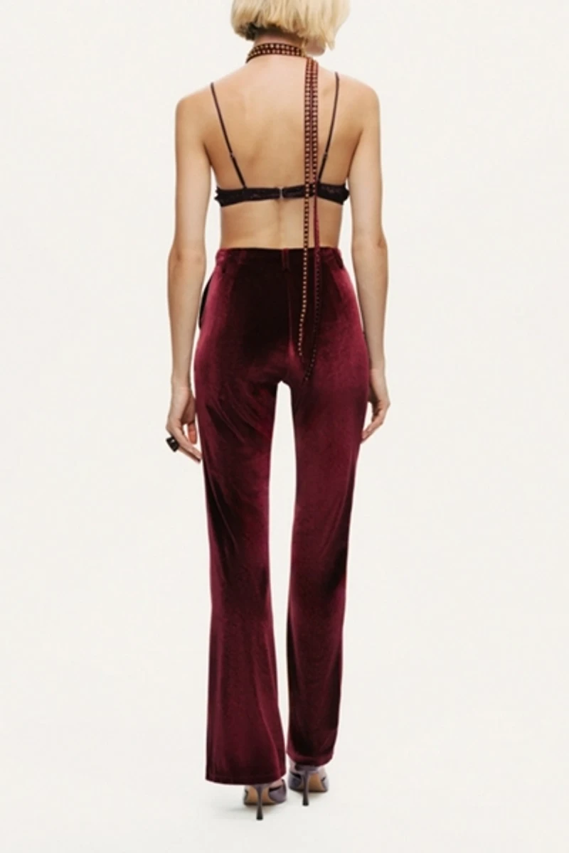 Nocturne Velvet Bootcut Trousers