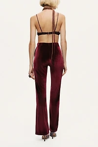 Nocturne Velvet Bootcut Trousers