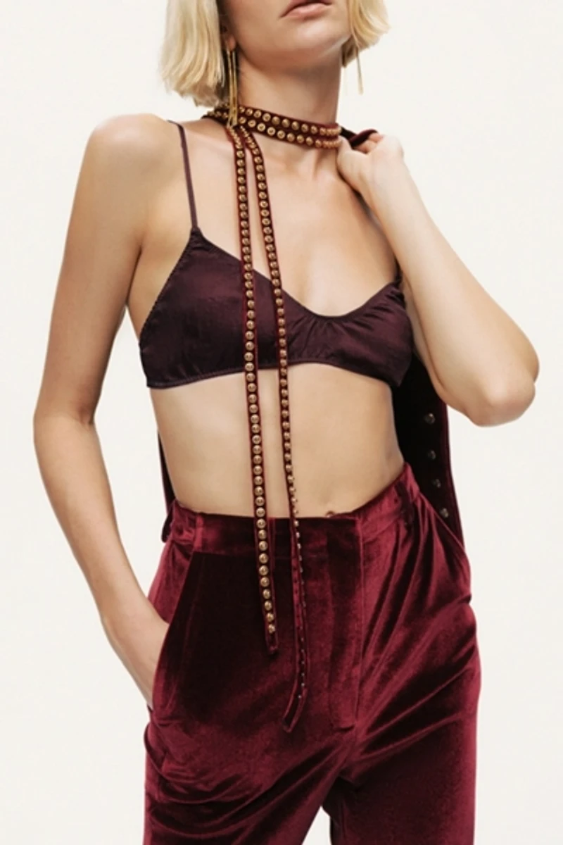 Nocturne Velvet Bootcut Trousers