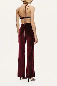 Nocturne Velvet Bootcut Trousers