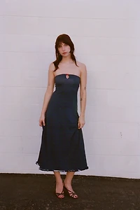 RAT BOI Keyhole Tube Midi Dress