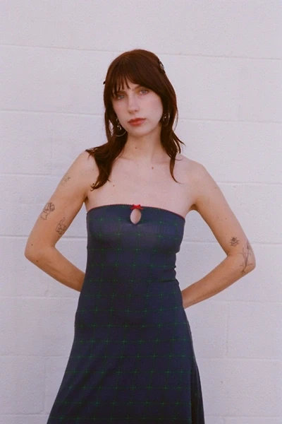 RAT BOI Keyhole Tube Midi Dress