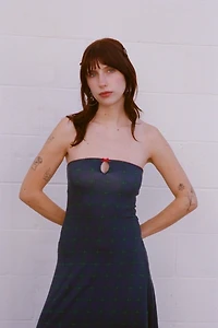 RAT BOI Keyhole Tube Midi Dress