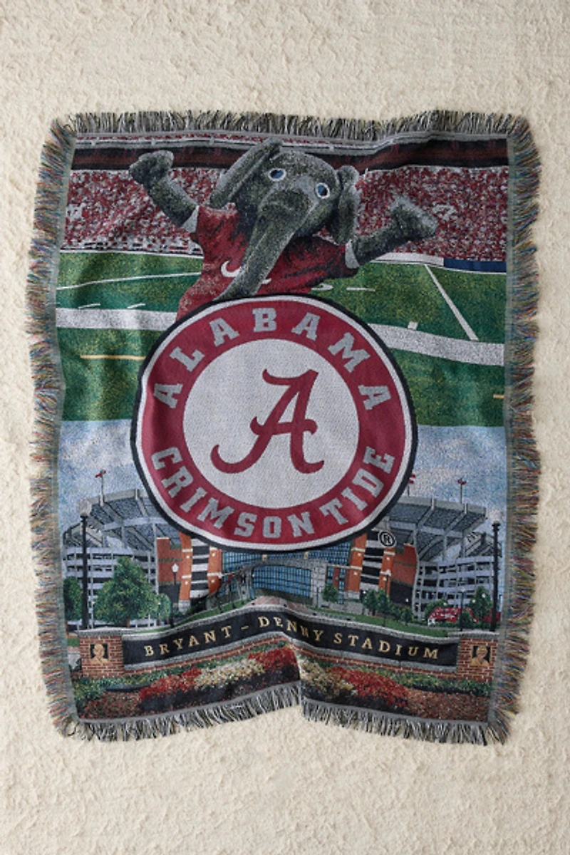 NCAA Homefield Advantage Team Tapestry Throw Blanket