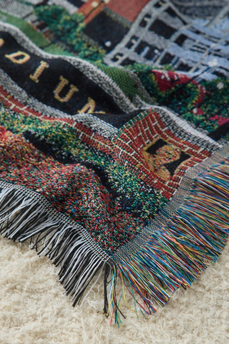 NCAA Homefield Advantage Team Tapestry Throw Blanket