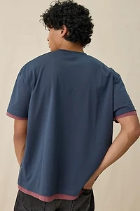 GUESS JEANS Double Layer Mesh Tee