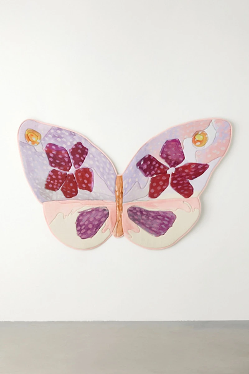 Quilted Butterfly Floating Headboard