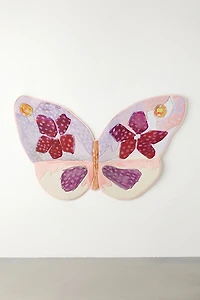 Quilted Butterfly Floating Headboard
