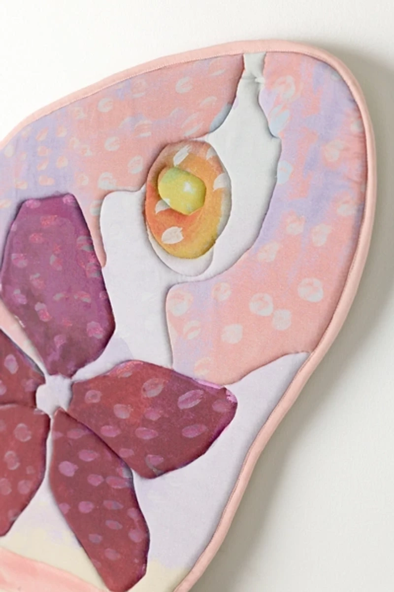 Quilted Butterfly Floating Headboard