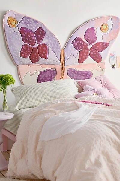 Quilted Butterfly Floating Headboard