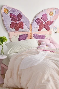 Quilted Butterfly Floating Headboard