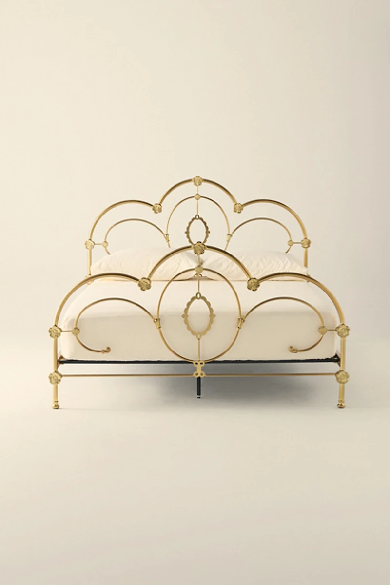 Isabel Coquette Metal Plated Bed