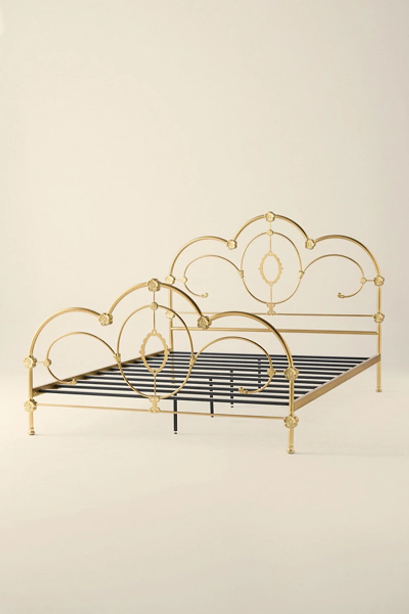 Isabel Coquette Metal Plated Bed