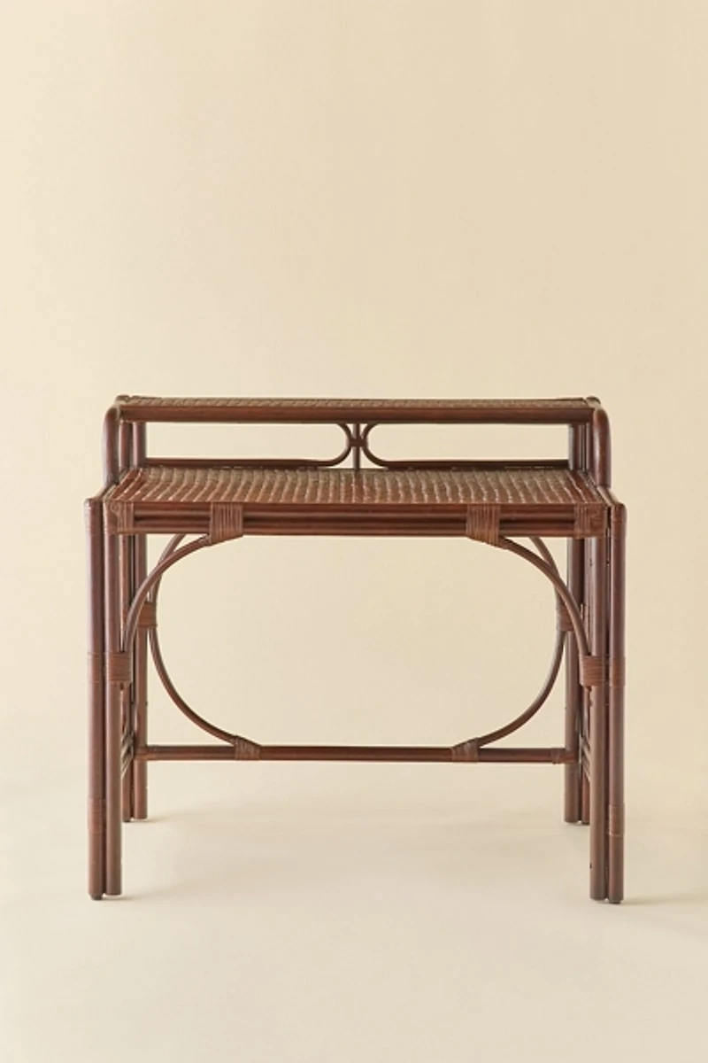 Cairn Looped Rattan Writing Desk