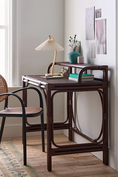 Cairn Looped Rattan Writing Desk