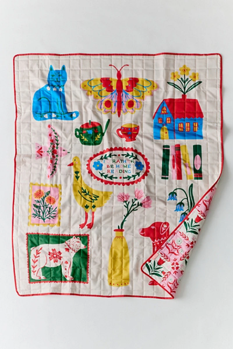ban.do Quilted Patchwork Throw Blanket