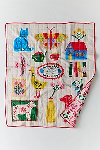 ban.do Quilted Patchwork Throw Blanket