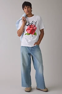 OBEY Watercolor Poppy Graphic Tee