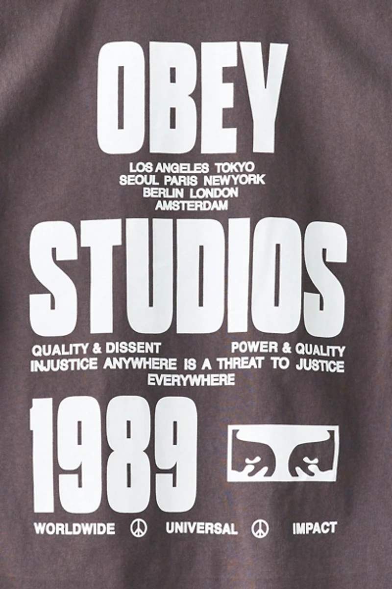 OBEY Stamped Graphic Tee