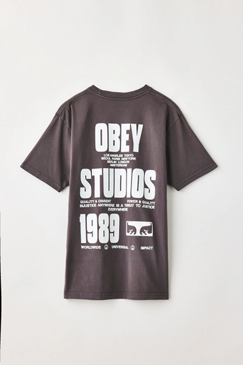 OBEY Stamped Graphic Tee