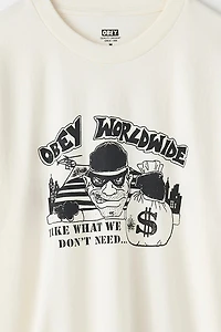 OBEY Take What We Don’t Need Graphic Tee