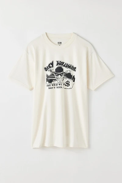 OBEY Take What We Don’t Need Graphic Tee