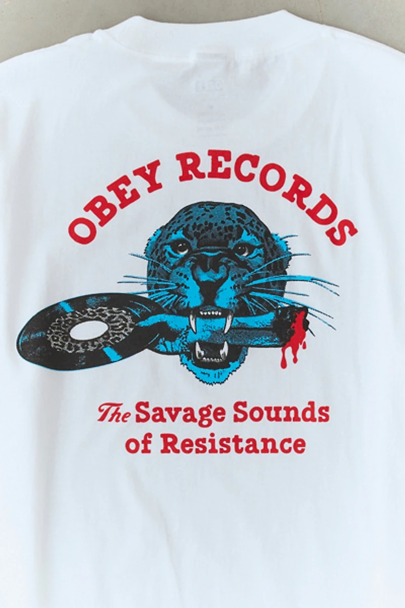 OBEY Leopard Graphic Tee