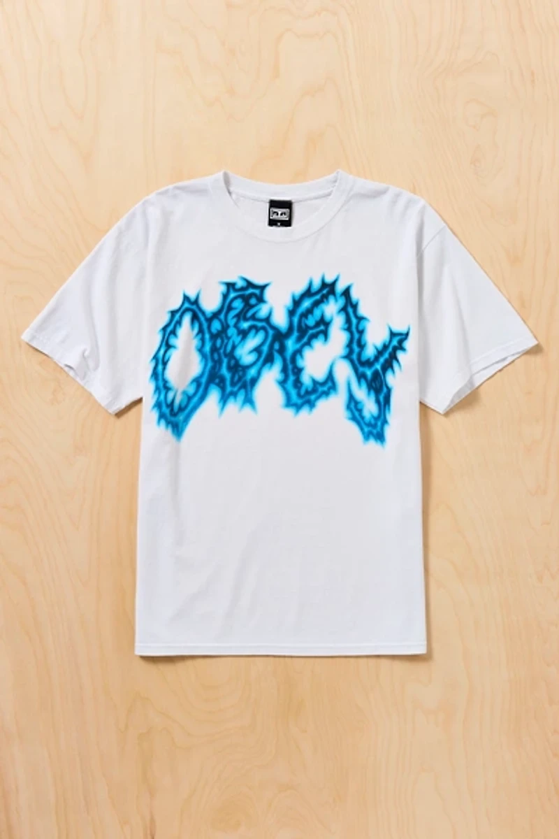 OBEY UO Exclusive Jagged Logo Graphic Tee