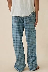GUESS ORIGINALS G20 Plaid Super Baggy Fit Jeans