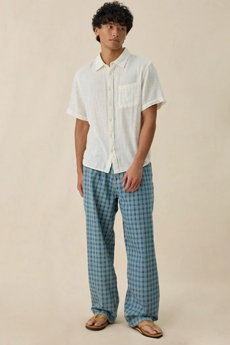 GUESS ORIGINALS G20 Plaid Super Baggy Fit Jeans