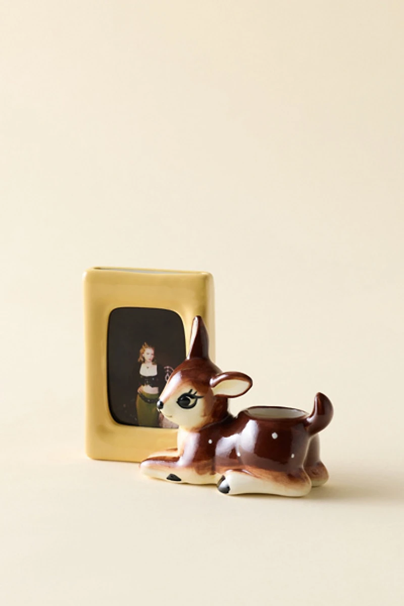 Deer INSTAX MINI Ceramic Picture Frame Vase