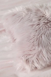 Rory Shaggy Faux Fur Throw Pillow
