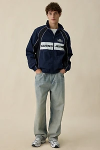 GUESS JEANS Crinkle Nylon Windbreaker Jacket