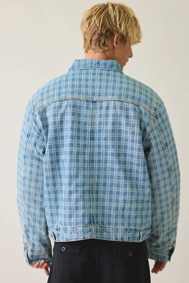 GUESS JEANS Detroit Plaid Work Jacket