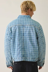 GUESS JEANS Detroit Plaid Work Jacket
